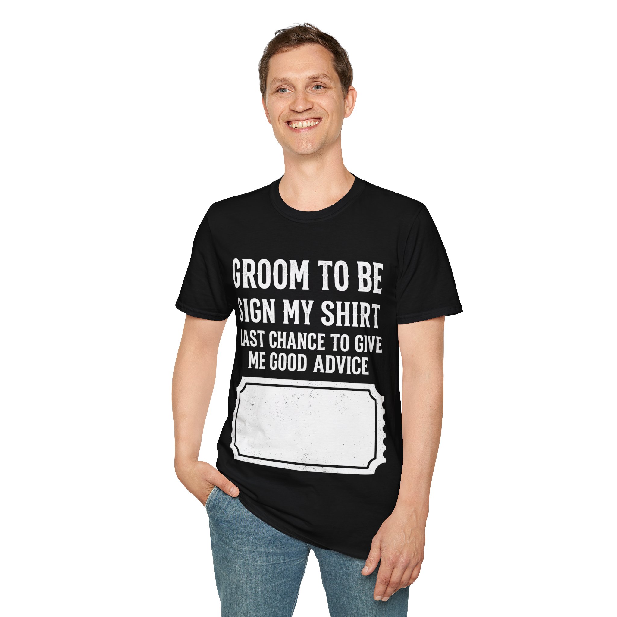 Groom-to-Be Sign My Shirt — Last Chance to Give Advice | Bachelor Party Tee - Image 9
