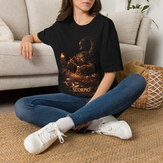 Scorpio Scorpion Skull T-Shirt — Dark Zodiac Graphic Tee