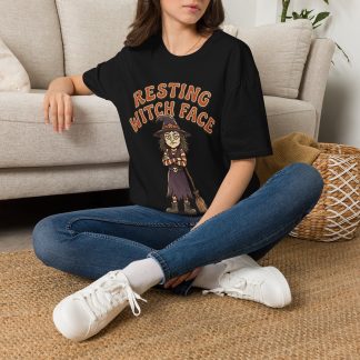 Resting Witch Face T-Shirt — Funny Halloween Witch Tee